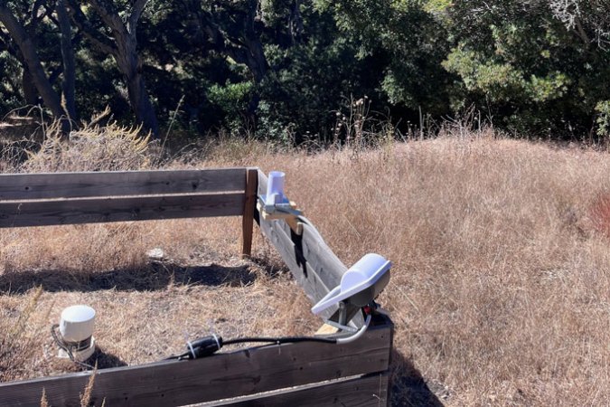 Photo of groundwater monitoring well.