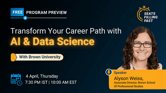 Transform Your Career Path with AI & Data Science Transform Your Career Path with AI & Data Science