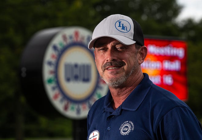 UAW Local 862 President Todd Dunn. Aug. 14, 2023