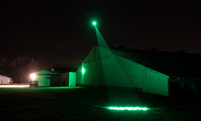 The Fight to Fend Off Bird Flu With Lasers and Inflatable Dancers The Fight to Fend Off Bird Flu With Lasers and Inflatable Dancers