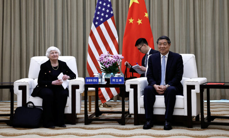 Yellen Warns China on Exports and Russia Support Yellen Warns China on Exports and Russia Support