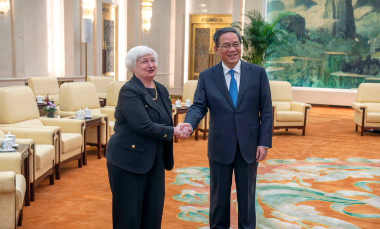 Yellen Sees ‘More Work to Do’ as China Talks End With No Breakthrough