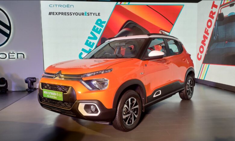 French carmaker Citroën begins export of electric vehicle made in India French carmaker Citroën begins export of electric vehicle made in India