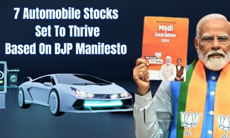 Stocks To Buy Stock Market: 7 Automobile Stocks Poised To Thrive Based On BJP’s 2024 Lok Sabha Election Manifesto | Markets News Stocks To Buy Stock Market: 7 Automobile Stocks Poised To Thrive Based On BJP’s 2024 Lok Sabha Election Manifesto | Markets News