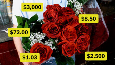 Here’s Why This Bouquet of Red Roses Costs  in NYC.