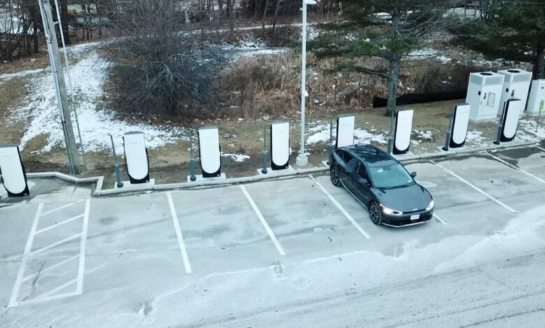A Tesla Supercharger is Maine’s first NEVI EV charging station A Tesla Supercharger is Maine’s first NEVI EV charging station