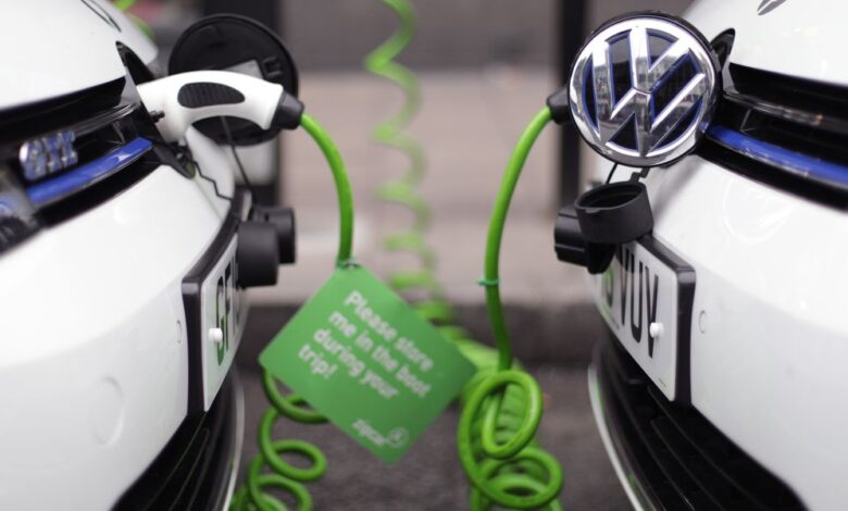 Volkswagen sees electric vehicle sales drop by a third as company struggles to draw in a crowd Volkswagen sees electric vehicle sales drop by a third as company struggles to draw in a crowd