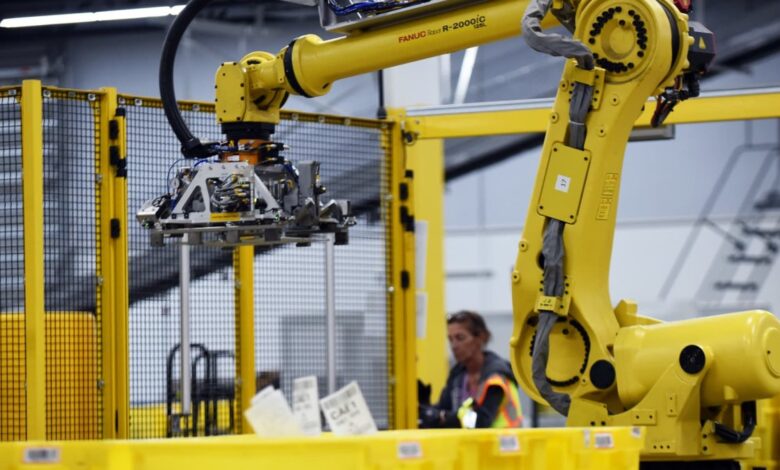 Top Amazon exec says it’s a ‘myth’ robots steal jobs – NBC 5 Dallas-Fort Worth Top Amazon exec says it’s a ‘myth’ robots steal jobs – NBC 5 Dallas-Fort Worth