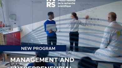 INRS Launches Short Program in Scientific Management and Entrepreneurship