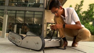 ‘Protect our brave firefighters,’ University of Texas students create firefighting robot