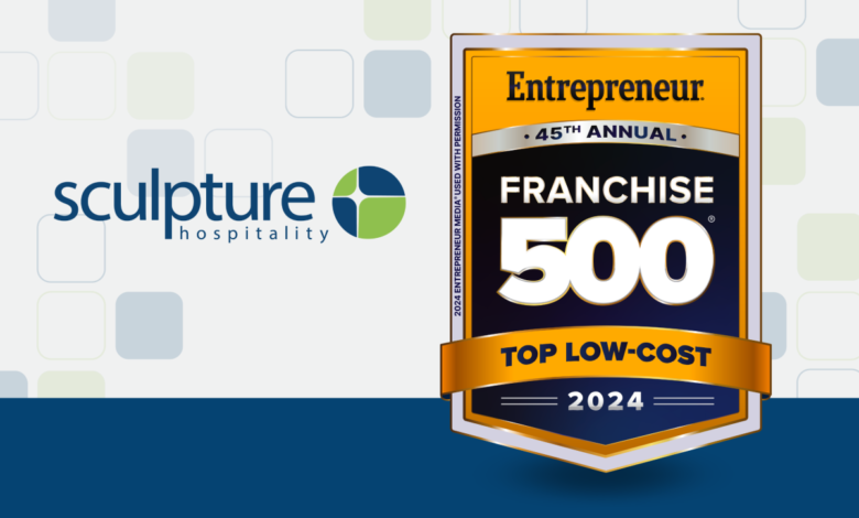 Sculpture Hospitality Ranked as a Top Low-Cost Franchise in Entrepreneur’s Start-Up Magazine Sculpture Hospitality Ranked as a Top Low-Cost Franchise in Entrepreneur’s Start-Up Magazine