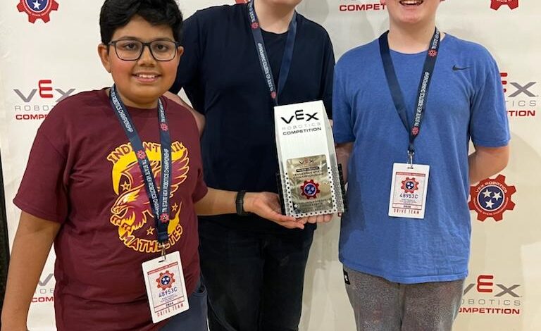Trio of local 7th graders prepare for Robotics World Championship | WJHL Trio of local 7th graders prepare for Robotics World Championship | WJHL