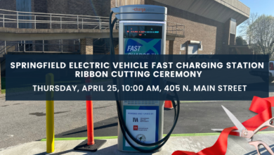 City of Springfield’s first electric vehicle fast-charging station opens near Highway 41