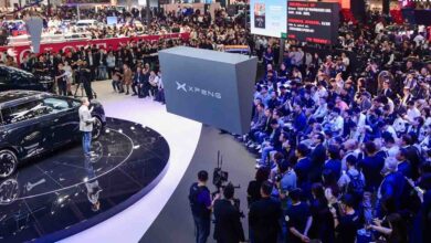 XPeng showcases 1km/sec fast charging, new sub-brand in Beijing