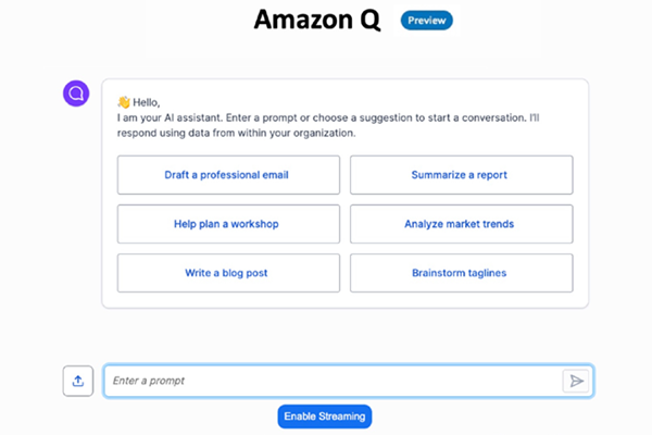 AWS Rolls Out Enterprise Generative AI Assistant Amazon Q AWS Rolls Out Enterprise Generative AI Assistant Amazon Q