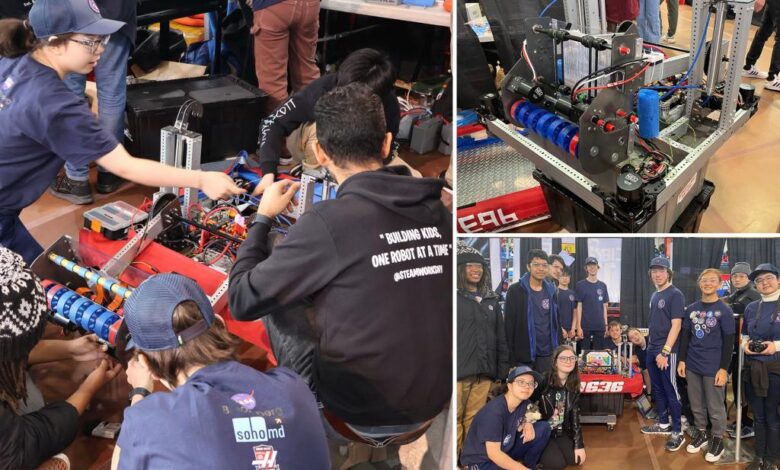Robotics team from Manhattan high school headed to international robotics championship Robotics team from Manhattan high school headed to international robotics championship