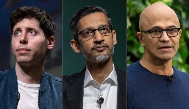 CEOs of OpenAI, Google and Microsoft to join other tech leaders on federal AI safety panel CEOs of OpenAI, Google and Microsoft to join other tech leaders on federal AI safety panel