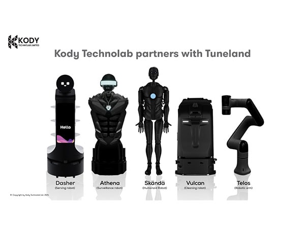 Kody Technolab, India’s Leading Robotics Innovator to Enhance Tuneland Music Festival 2024 with Cutting-Edge Robots Kody Technolab, India’s Leading Robotics Innovator to Enhance Tuneland Music Festival 2024 with Cutting-Edge Robots