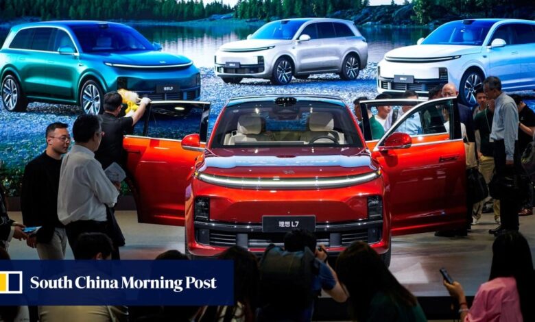 Tesla’s closest Chinese rival, Li Auto, slashes prices as EV discount war spreads to premium market Tesla’s closest Chinese rival, Li Auto, slashes prices as EV discount war spreads to premium market