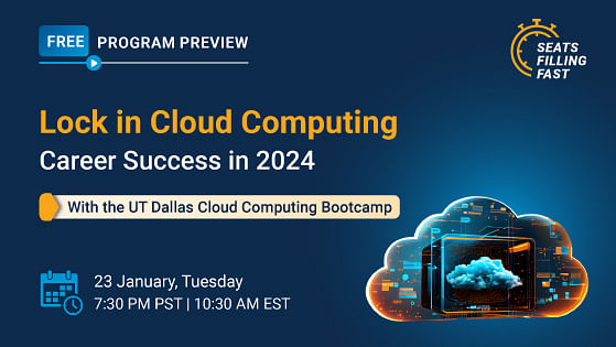 Lock in Cloud Computing Career Success in 2024 with UT Dallas Cloud Computing Bootcamp Lock in Cloud Computing Career Success in 2024 with UT Dallas Cloud Computing Bootcamp