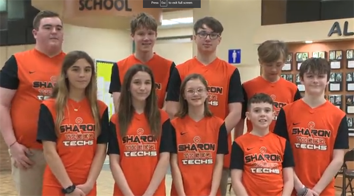 Sharon Robotics team gets send off ahead of world championships in Houston Sharon Robotics team gets send off ahead of world championships in Houston