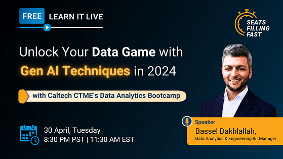 Unlock Your Data Game with Generative AI Techniques in 2024 Unlock Your Data Game with Generative AI Techniques in 2024