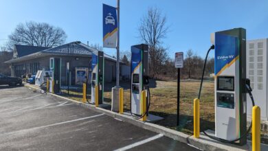 Four brand new electric vehicle charging stations now operational at Crosby’s in Friendship