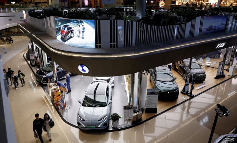 Global EV sales up 12% in March, down 9% in Europe, Rho Motion says Global EV sales up 12% in March, down 9% in Europe, Rho Motion says