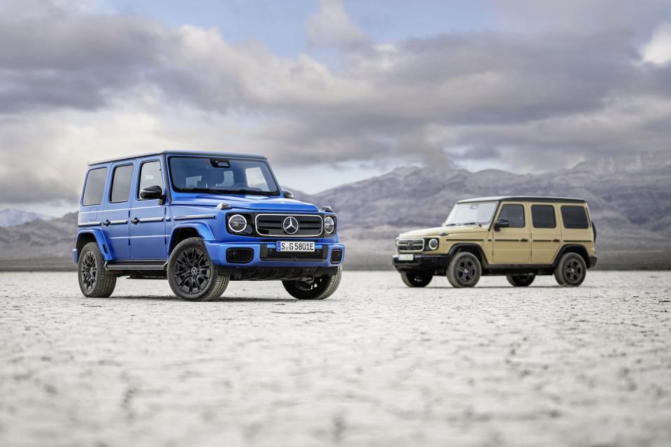 mercedes benz g 580 with eq technology press images