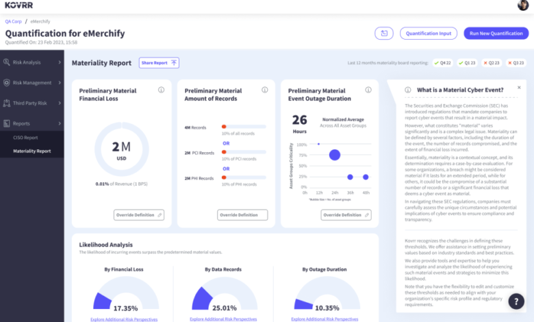 Materiality Issues in SEC Cybersecurity Disclosures | Kovrr Materiality Issues in SEC Cybersecurity Disclosures | Kovrr