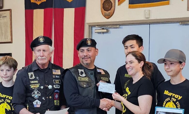 American Legion Riders offer support to Murray Robotics Team | News