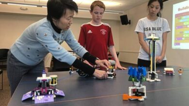 Shady Side Academy middle school robotics team teach skills in new program at Fox Chapel library