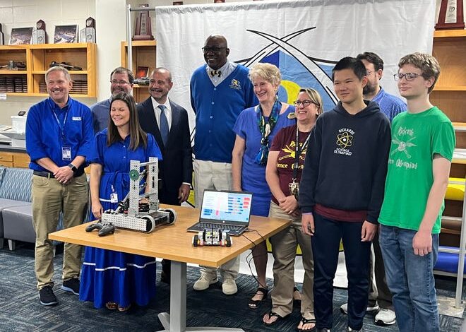 Rickards High amped for new robotics program with help from state Rickards High amped for new robotics program with help from state