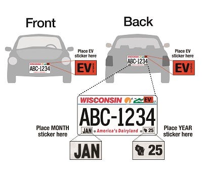 What to know about Wisconsin’s new electric, hybrid vehicle stickers What to know about Wisconsin’s new electric, hybrid vehicle stickers