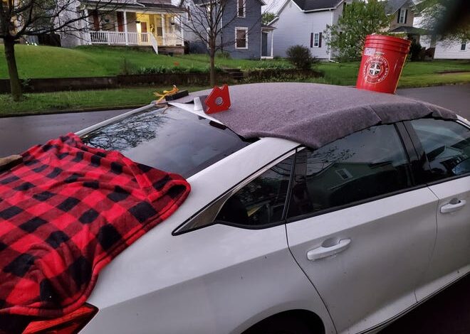 DIY storm protection for your automobile DIY storm protection for your automobile