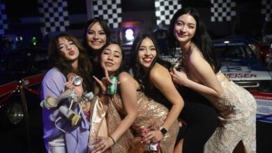 Sparks High students celebrate their prom at the National Automobile Museum