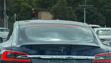 Tesla driver’s hidden message in ‘smug’ number plate