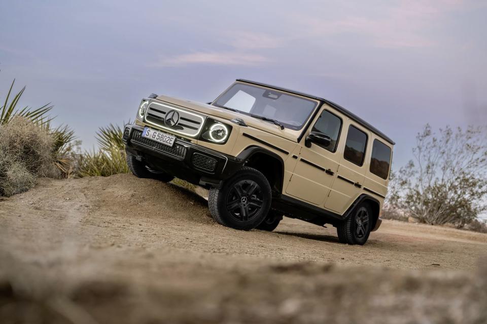 mercedes benz g 580 with eq technology press images