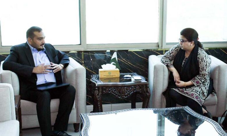 Country Education Lead at Microsoft Pakistan, Jibran Jamshed called on Minister of State for IT and Telecommunication Ms. Shaza Fatima Khawaja. Country Education Lead at Microsoft Pakistan, Jibran Jamshed called on Minister of State for IT and Telecommunication Ms. Shaza Fatima Khawaja.