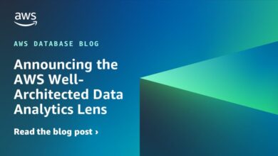 Announcing the AWS Well-Architected Data Analytics Lens