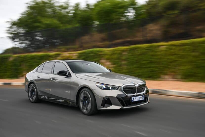 BMW i5 in motion