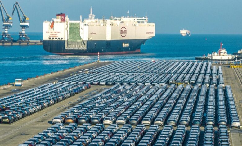 China’s electric cars pile up unbought at European ports China’s electric cars pile up unbought at European ports