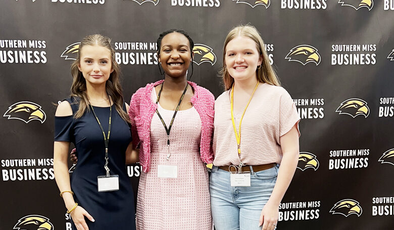 Lauryn McRaney, Raya Cambell and Emma Fewell competed in the Southern Entrepreneurship Program TRIVE competition Lauryn McRaney, Raya Cambell and Emma Fewell competed in the Southern Entrepreneurship Program TRIVE competition