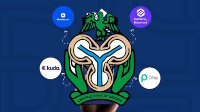 CBN Orders Fintech Firms OPay, Palmpay, Kuda Bank, Moniepoint To Suspend Onboarding of New Customers