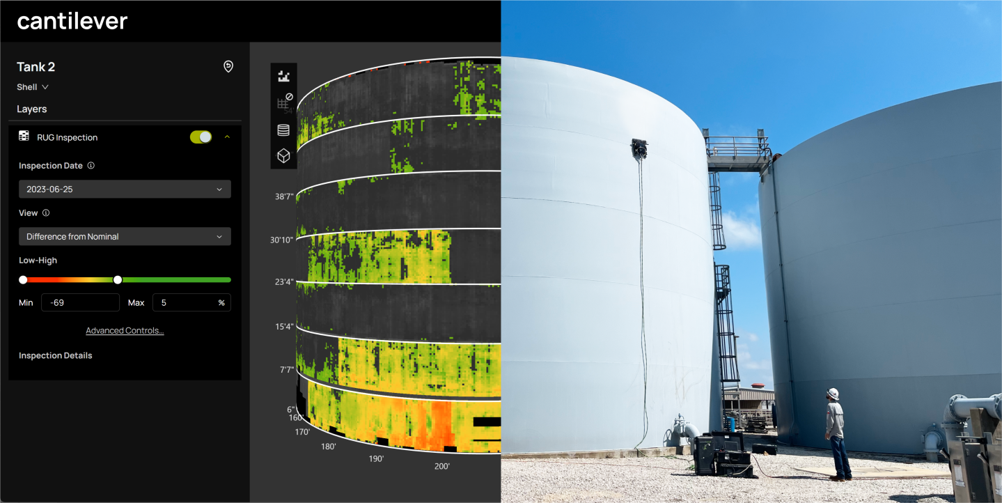 Image of the software that helps engineers visualize where weak points in infrastructure are