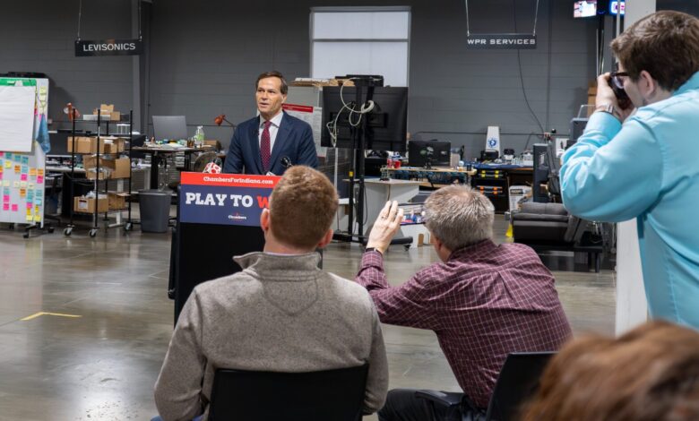 Entrepreneurship drives Chambers campaign for governor • Indiana Capital Chronicle Entrepreneurship drives Chambers campaign for governor • Indiana Capital Chronicle