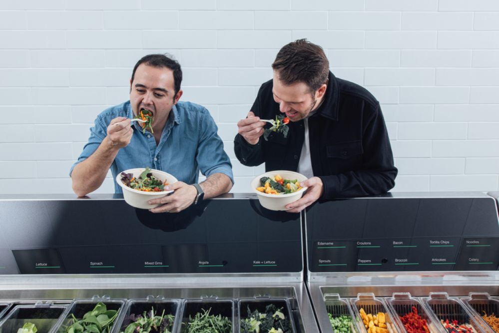 Hyphen cofounders Daniel Fukaba (left) and Stephen Klein (right).