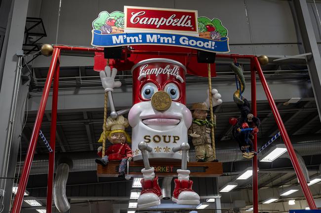 giant Campbell soup statue inside Jungle Jim's International Market in Fairfield Ohio