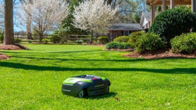 Greenworks Optimow robotic lawn mower covers 1/2 acre with 150-minute runtime for ,000 low