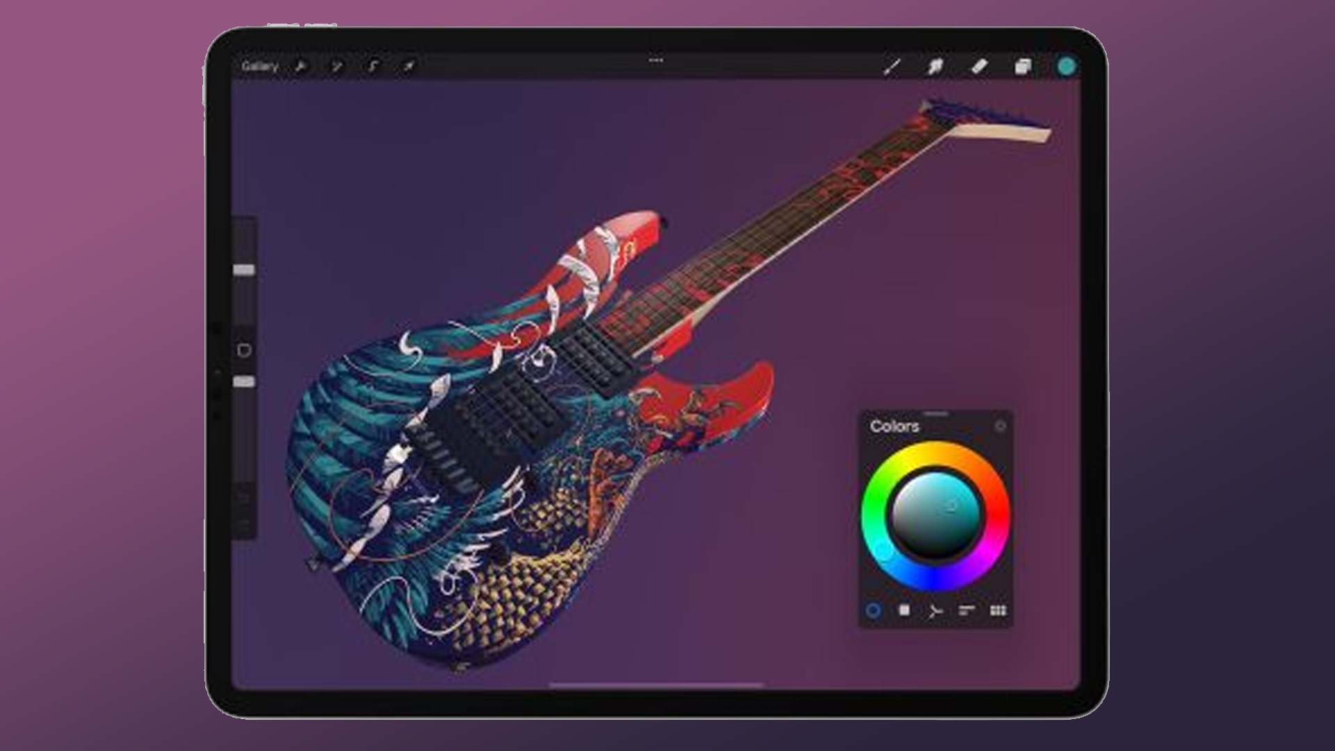 A screenshot of the Procreate app